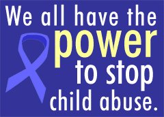 blue ribbon power to stop abuse